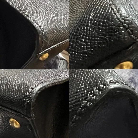 Rare Chanel Vintage Caviar Shoulder Bag - Authentic Black Leather - Picture 13 of 16